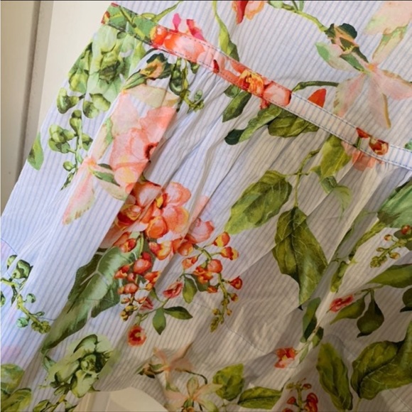 NEW! $109 TOMMY HILFIGER Floral Maxi Skirt Sz 4 BOHO Bohemian - Picture 3 of 11